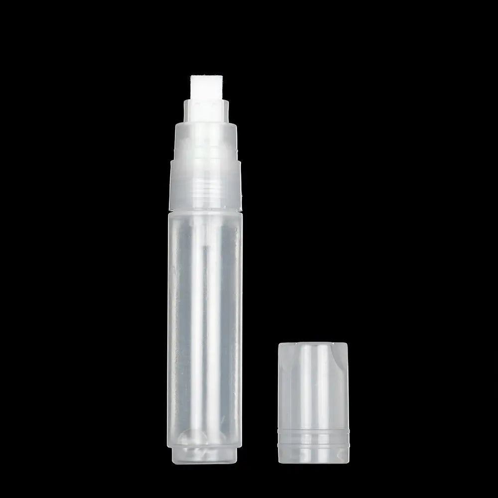 Refillable Transparent Empty Paint Pen Rod – Reusable Liquid Ink Marker Accessory for Graffiti & Chalk, Tip Sizes 0.7–50mm (0.03–1.97in)