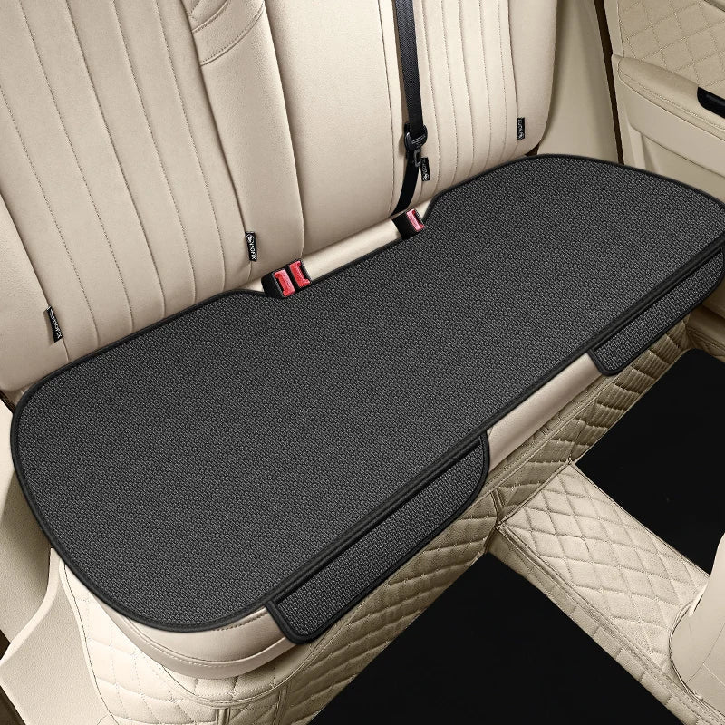 Breathable Summer Car Seat Covers - Cool Fabric 3-Piece Front & Rear Cushion Set