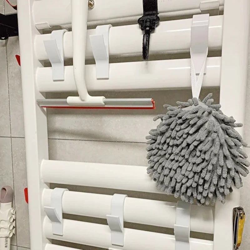 Single Radiator Towel Hook – Over-Heater Hanger Clips for Towels, Robes & Scarves