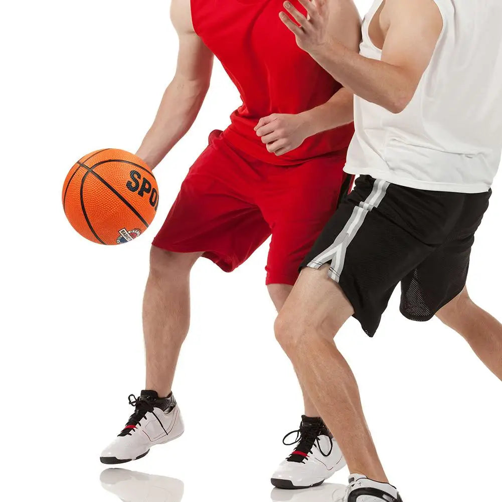 PU Leather Basketball - Sizes 3/5/7 (18/22/24 cm | 7/8.6/9.4 in) - Wear-Resistant Indoor & Outdoor Training Ball for Kids & Adults
