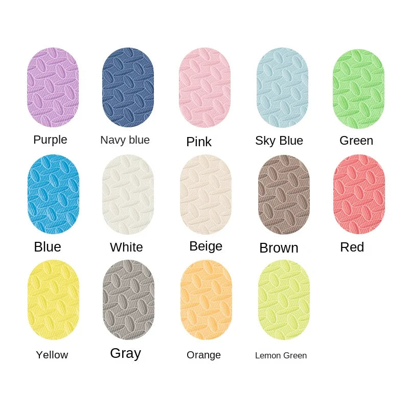 Interlocking Foam Puzzle Play Mat Tiles 30cm x 30cm (11.8 x 11.8 in) — 1cm Thick Baby & Kids Floor Padding for Playroom, Exercise, Yoga