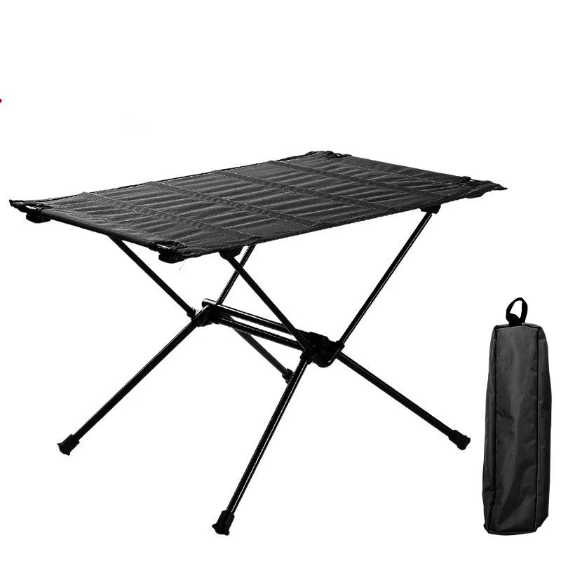 Portable Folding Camping Table Lightweight Oxford Fabric & Aluminum Picnic Desk for Outdoor Fishing Hiking