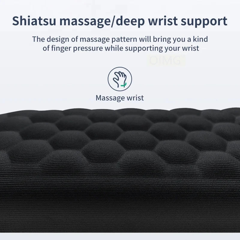 2-Piece Memory Foam Wrist Rest Set — Ergonomic Keyboard & Mouse Support with Non-Slip Base for Laptop & Desktop