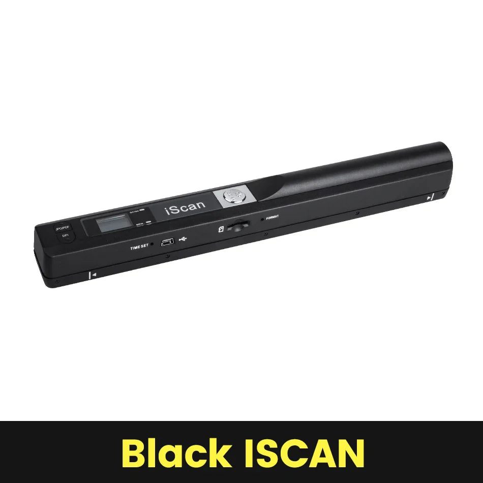 Portable A4 Handheld Document Scanner 900 DPI – Mobile PDF/JPEG OCR Scanner for Office & Contracts