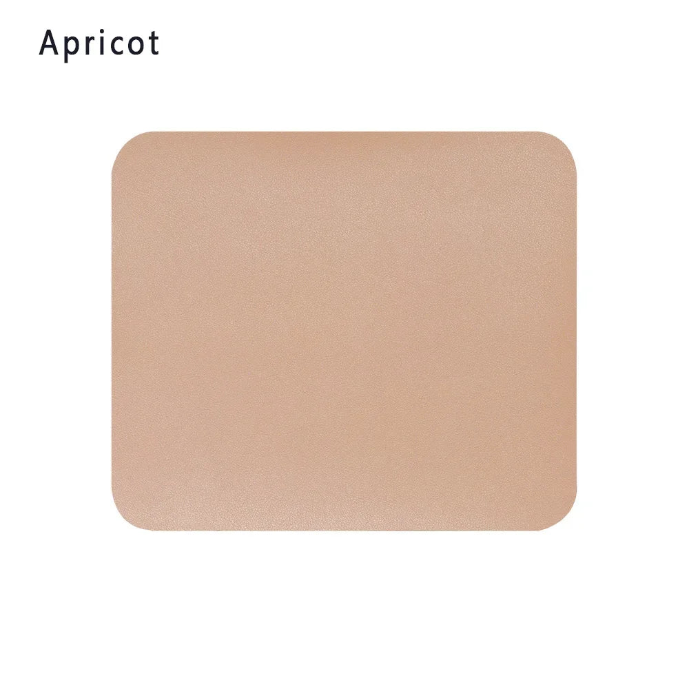 Universal Anti-Slip Leather Mouse Pad – 9.06 x 7.87 x 0.08 in (230 x 200 x 2 mm) Waterproof Desk Cushion for Gaming & Office