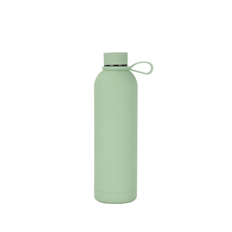 Personalized Stainless Steel Vacuum Water Bottle 17oz (500ml), Custom Name Laser Engraved Sports Tumbler