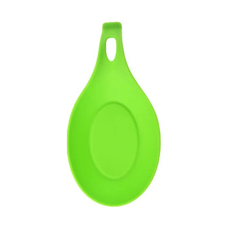 Silicone Spoon Rest – Heat-Resistant Utensil Cushion for Kitchen, Easy-Clean Spoon Holder