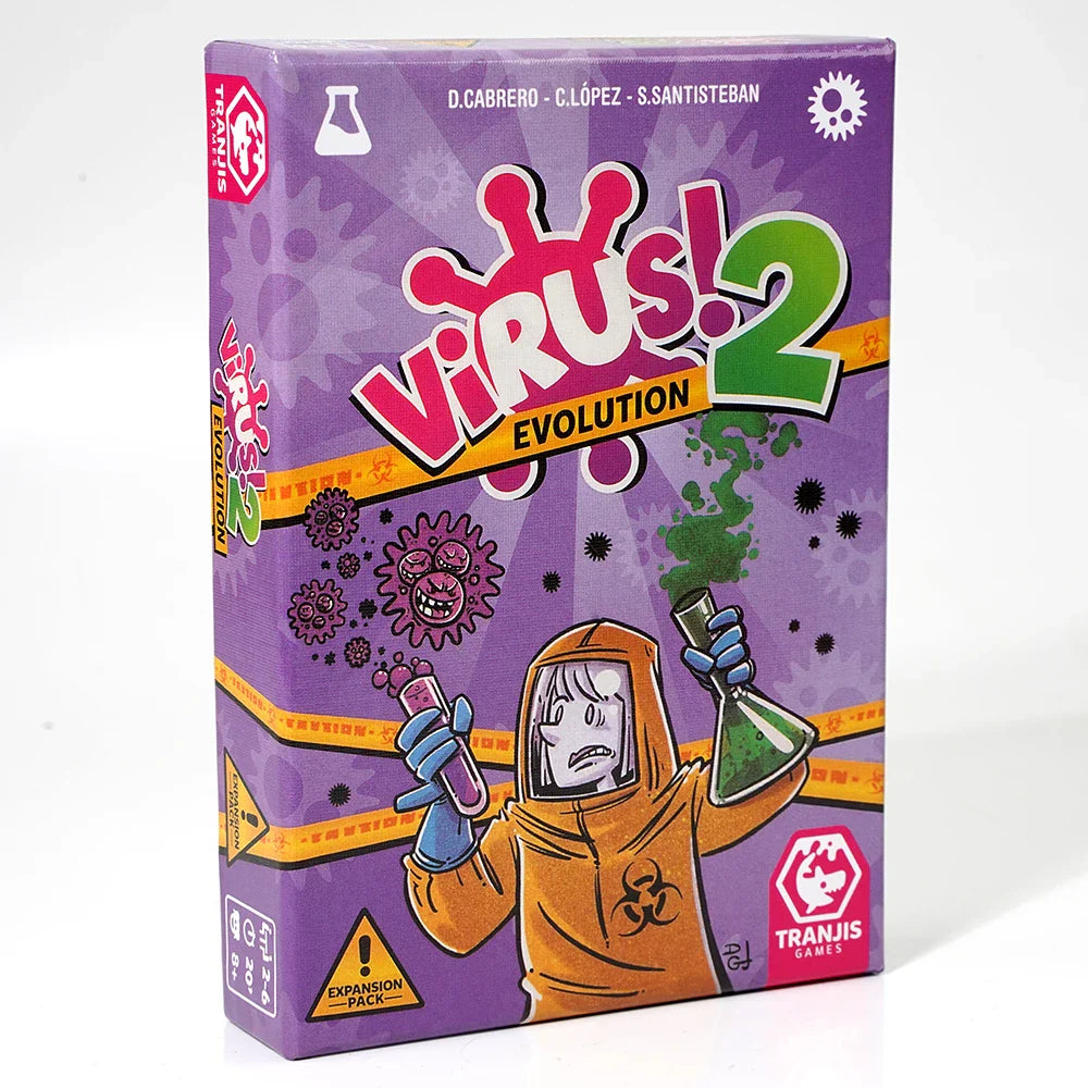 Bilingual Virus Card Game - Spanish & English Party Card Game for Family and Friends (Ages 14+)
