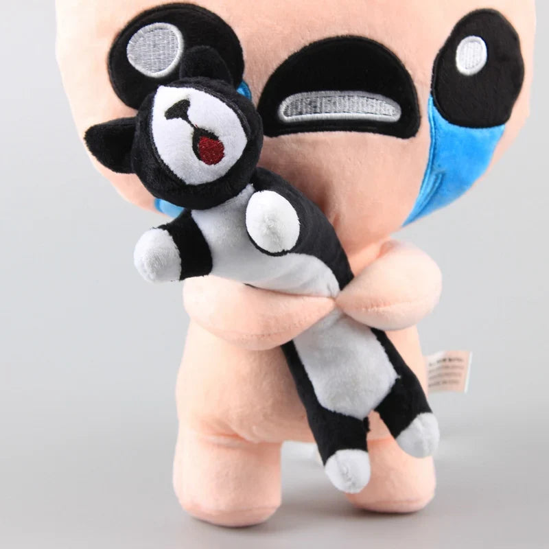 30cm (11.8in) Binding of Isaac Plush Toy — Isaac with Black Cat Soft Stuffed Doll for Kids & Collectors