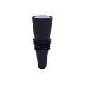 Silicone Wine Bottle Stopper with Stainless Steel Top - Leakproof Reusable Champagne & Beverage Sealer