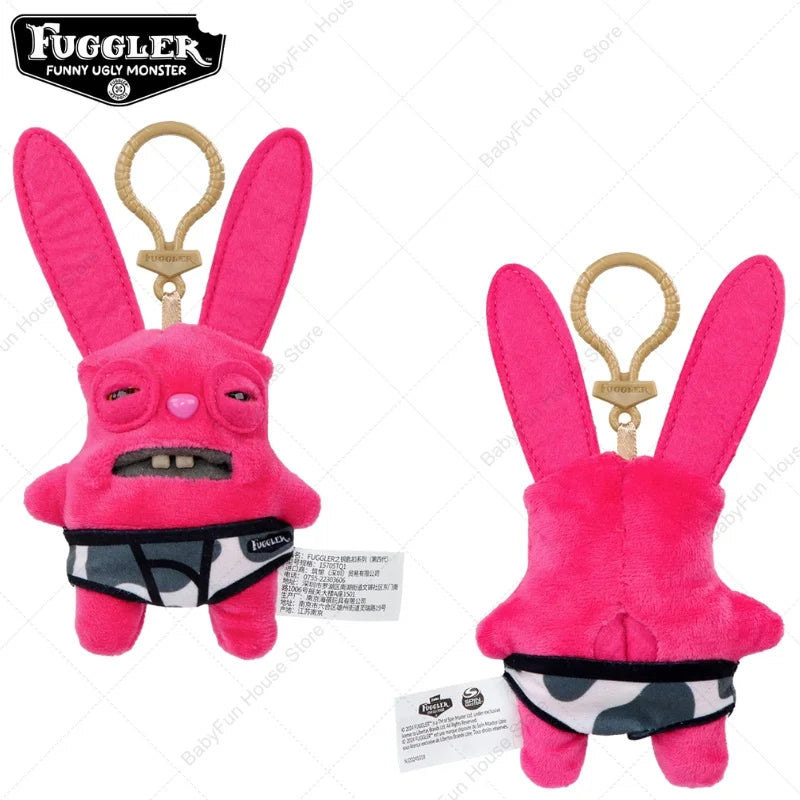 Funny Ugly Teeth Monster Plush Toy, Kawaii Wide-Eyed Rabbit Stuffed Doll Gift for Kids & Collectors