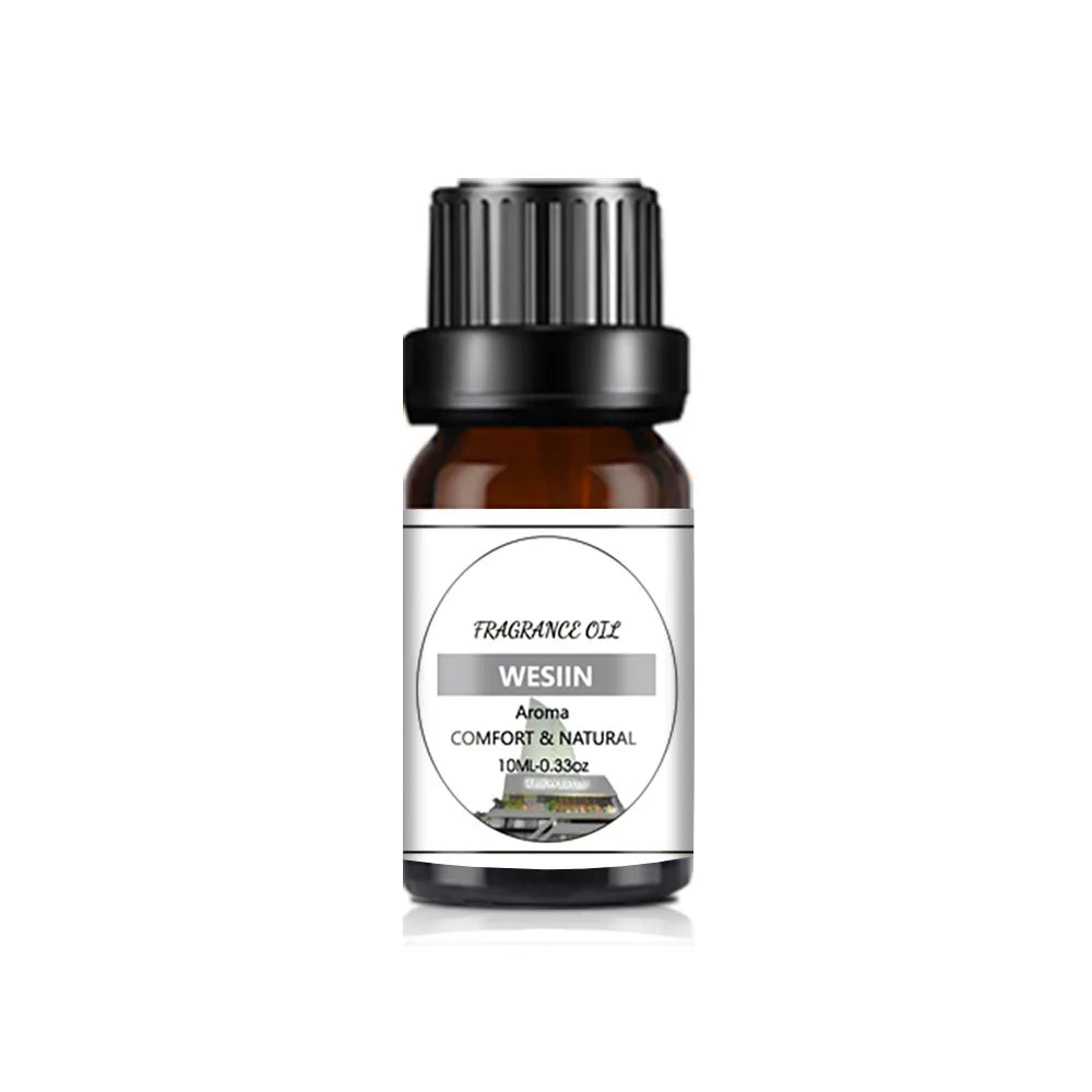 10ml (0.34 fl oz) Organic Essential Oil, 33 Scents Aromatherapy Fragrance Oil for Diffuser, Candle & Soap Making, Sleep