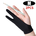Two-Finger Artist Drawing Glove for iPad & Graphics Tablets – Palm Rejection, Anti-Smudge