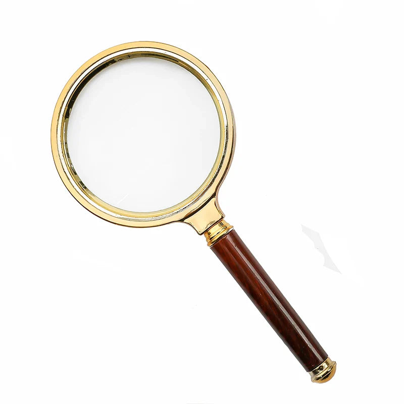 Handheld High-Definition Magnifying Glass for Reading - Portable Magnifier for Elderly & Kids