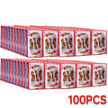 54-Card Standard Poker Deck — 1–100 Pack, 5.7 x 8.7 cm (2.24 x 3.43 in) Playing Cards for Parties & Board Games