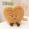 Kawaii Dessert Plush Toy 7 in (18 cm) Pudding Cake Cookie Palmier Stuffed Doll Cute Soft Plushie Gift for Girls