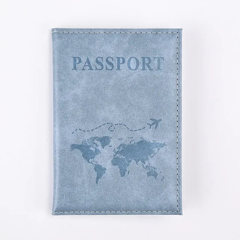 PU Leather Passport Holder Wallet – Travel Passport Cover & Card Case for Women and Men