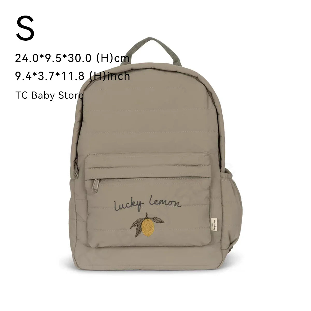 Cherry Parent-Child Kids Backpack — Kindergarten School Bag (Small & Large S/L) Lightweight Cotton Travel Bag for Boys, Girls & Moms