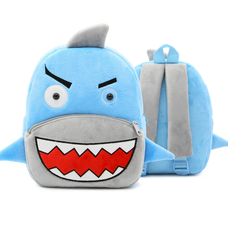 Cute Plush Animal Kids Backpack - Cartoon School Bag for Girls & Boys, Soft Preschool Backpack