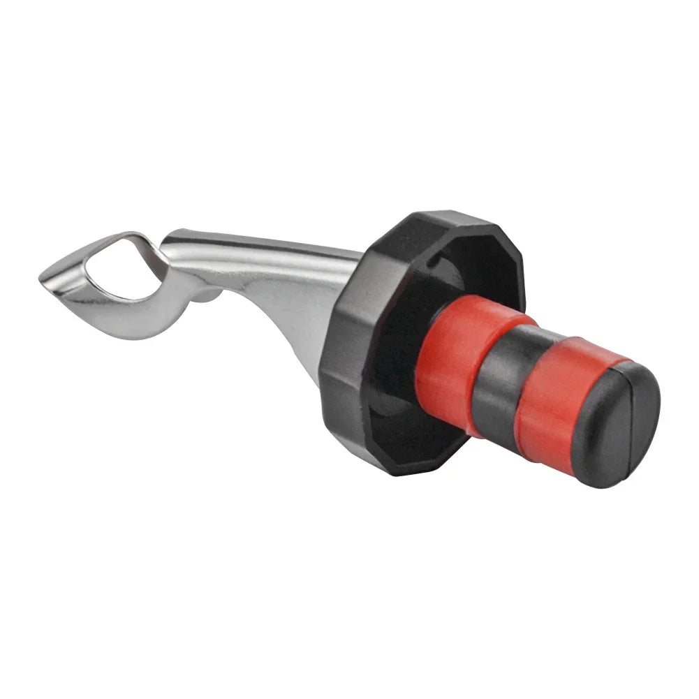Press Vacuum Wine Bottle Stopper - Stainless Steel & Silicone Wine & Champagne Seal (1–10 Pack)