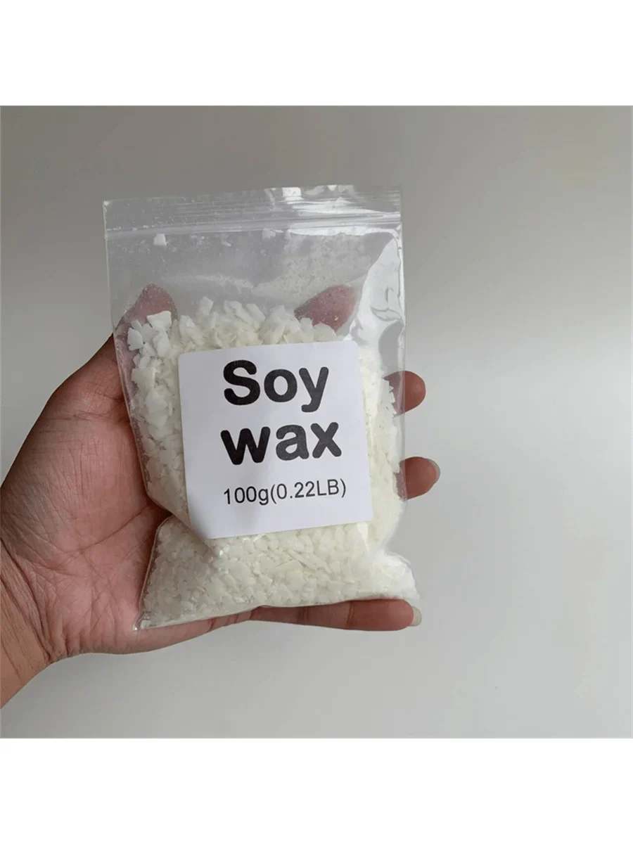 Natural Soy Wax Flakes & Granules for Candle Making — 50g–1000g