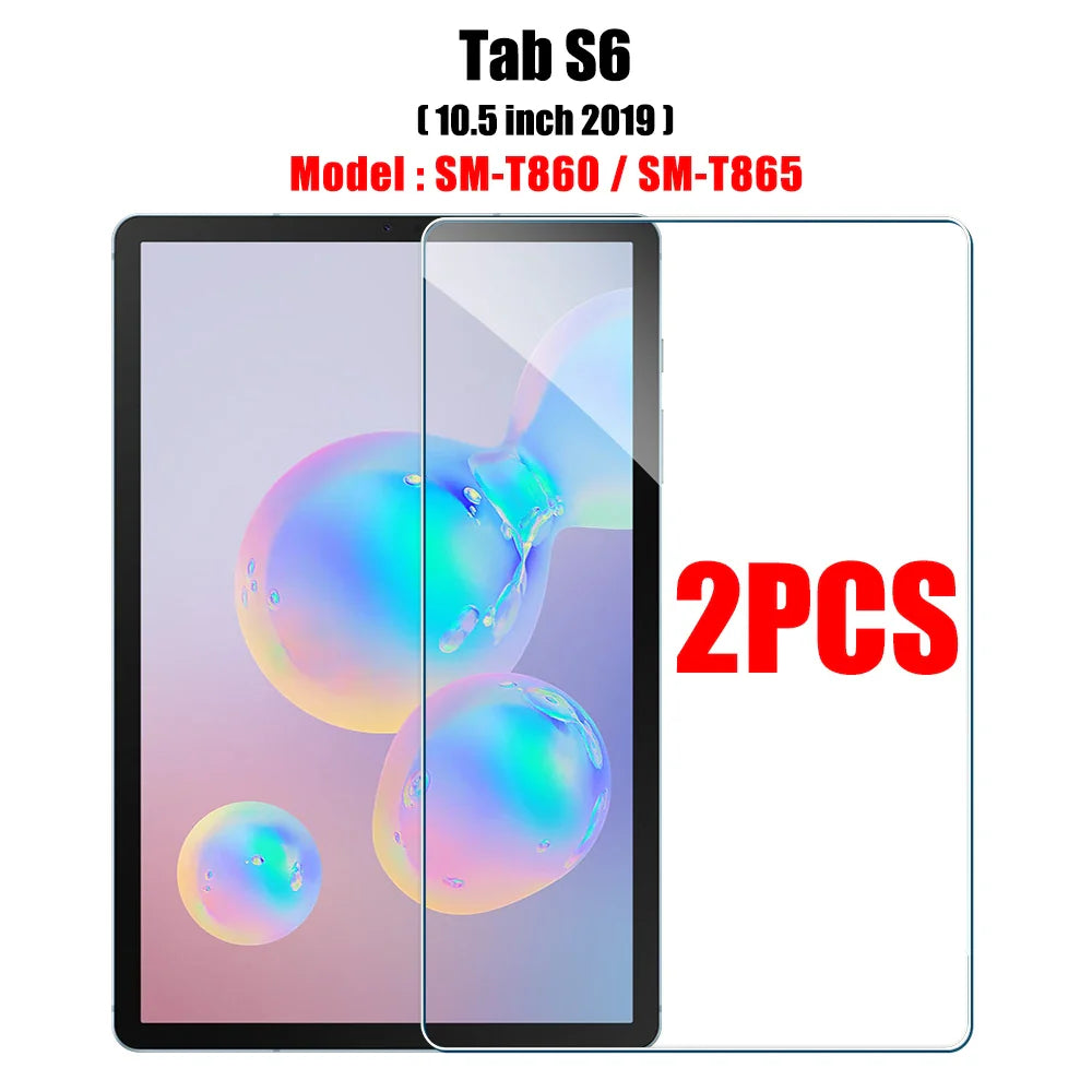 2-Pack Tempered Glass Screen Protector for Galaxy Tab Tablets – 10.8 inch (27.4 cm), Anti-Scratch Bubble-Free Film