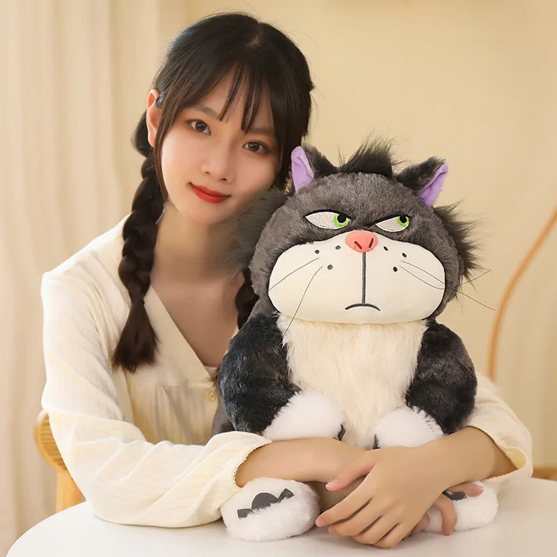 Lucifer Cartoon Cat Plush Doll 30cm (11.8in) Soft Short Plush with PP Cotton Filling - Cute Comfort Pillow Gift for Kids & Teens