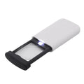 4x Foldable Pocket Magnifier with LED Light — Mini Handheld Loupe for Jewelry, Reading & Antiques