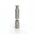 Stainless Steel Thumb-Push Spice Grinder | Manual Pepper & Salt Mill with Ceramic Burr