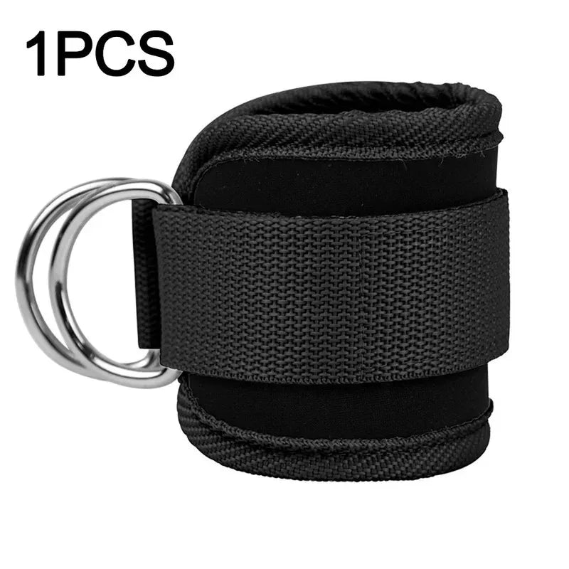 Ankle Strap Resistance Band Set - Adjustable Elastic Ankle Weights for Glutes & Legs, Home & Gym (Men & Women)
