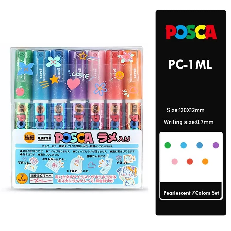 Acrylic Paint Marker Set – Waterproof Permanent Paint Pens for Fabric, Glass, Metal & Rock, Fine/Medium/Broad Tips, Assorted Color Packs