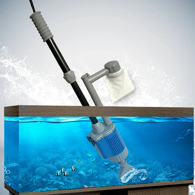 20W/28W Aquarium Water Change Pump – Gravel Cleaner & Siphon Fish Tank Filter Pump