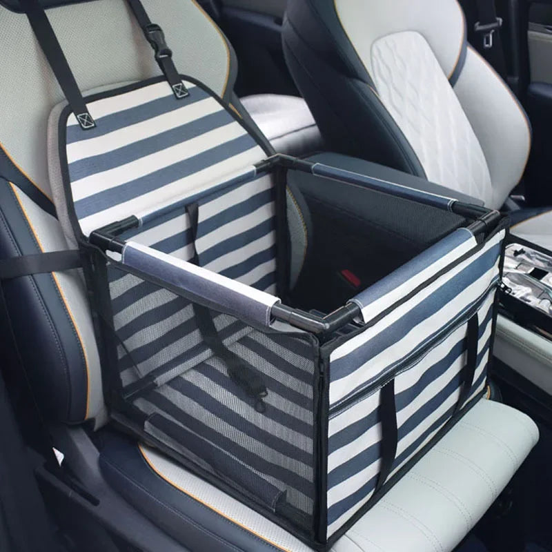 Waterproof Travel Dog Car Seat Hammock – Pet Carrier for Small & Medium Dogs (15.4 x 15.4 x 10.6 in / 39 x 39 x 27 cm)