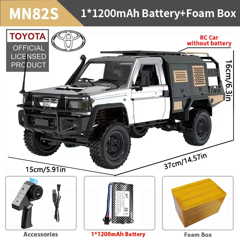 ZWN MN82 MN82S 1/12 RC Pickup Truck 4WD Off-Road Climbing Toy