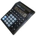 Solar Dual-Screen Desktop Calculator - Large Screen Financial Calculator, Solar + AA Battery Powered (8.27 x 6.02 x 1.38 in / 21 x 15.3 x 3.5 cm)