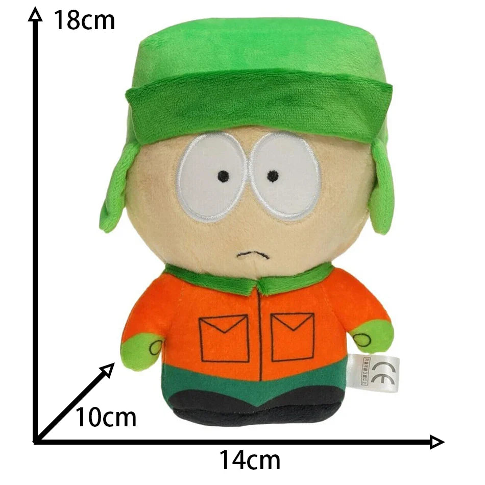 South Park Plush Pillow - Cartman, Stan & Butters Stuffed Doll, 7 in (17–19 cm) Gift for Kids & Collectors