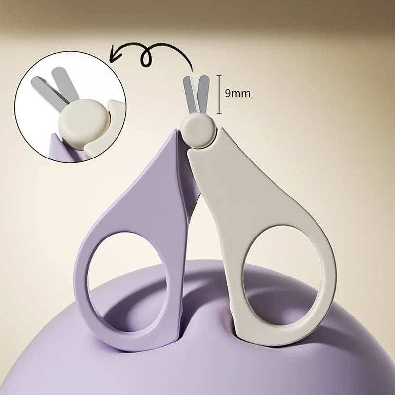 Baby Nail Care Kit – Newborn Safety Scissors, Anti-Clip Nail Clippers & Nail Trimmer for Infants