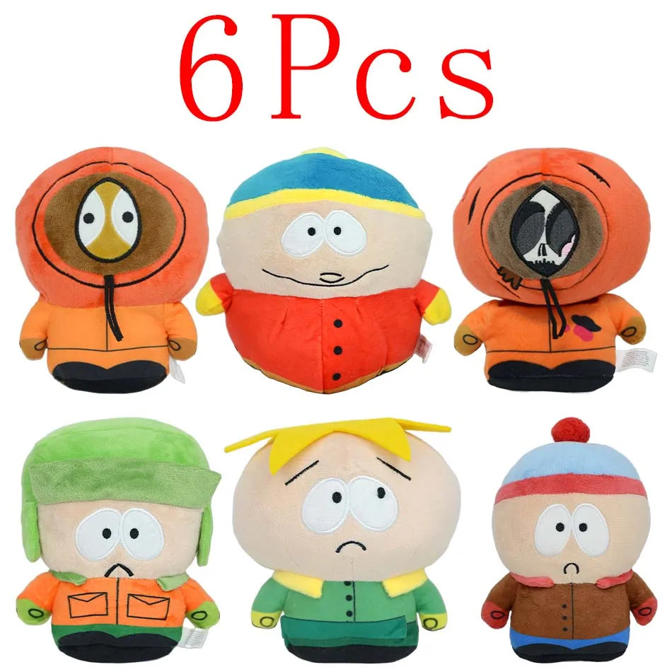 20cm (8 in) South Park Plush Toy - Cartman Stan Kyle Kenny Butters Stuffed Doll for Kids Gift