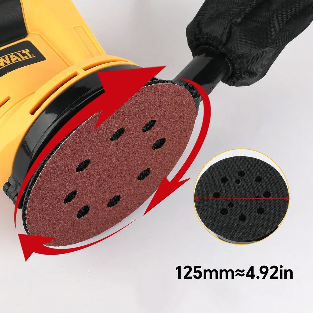 Cordless 20V Li‑ion Mini Electric Polisher — 3-Speed Comfort Grip, 125mm (4.9 in) Pad