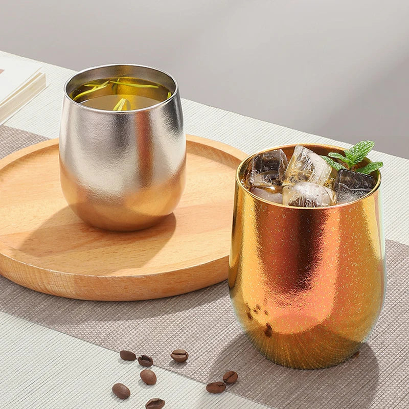 Double-Wall Titanium Insulated Mini Coffee Mugs & Whiskey Tumblers – Teacups (4 oz / 120 ml, 8.8 oz / 260 ml, 13.5 oz / 400 ml)