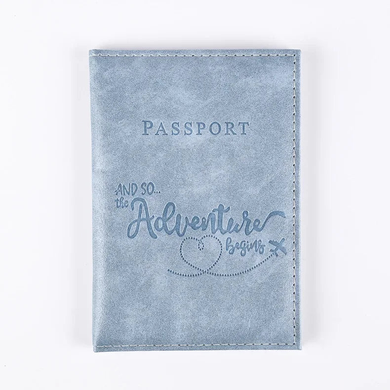 PU Leather Passport Holder Wallet – Travel Passport Cover & Card Case for Women and Men