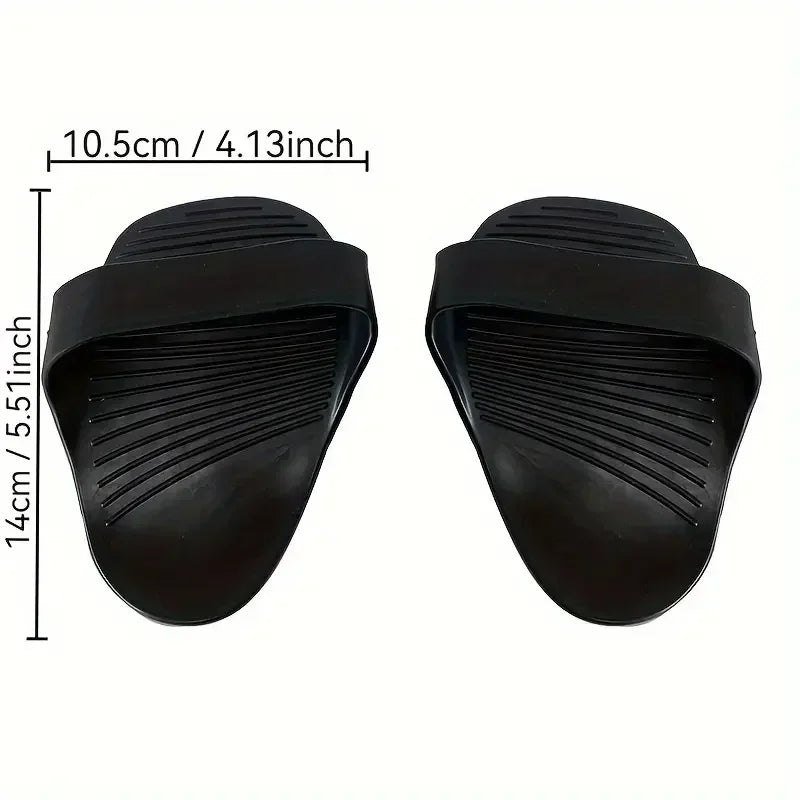 Silicone Weight Lifting Grip Pads Non-Slip Palm Protectors for Dumbbell, Pull-Up & Strength Training (1 Pair)