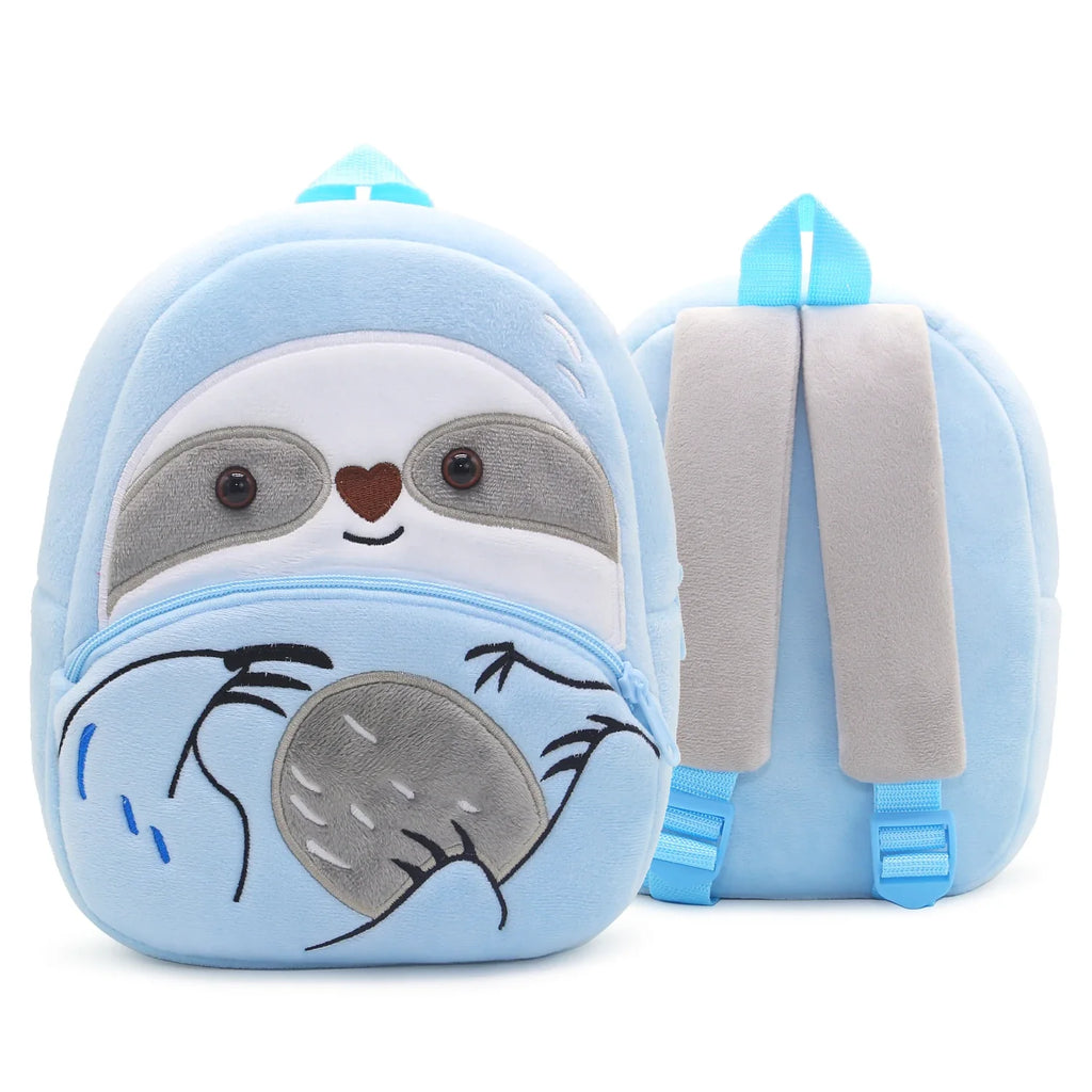 Cute Plush Animal Kids Backpack - Cartoon School Bag for Girls & Boys, Soft Preschool Backpack