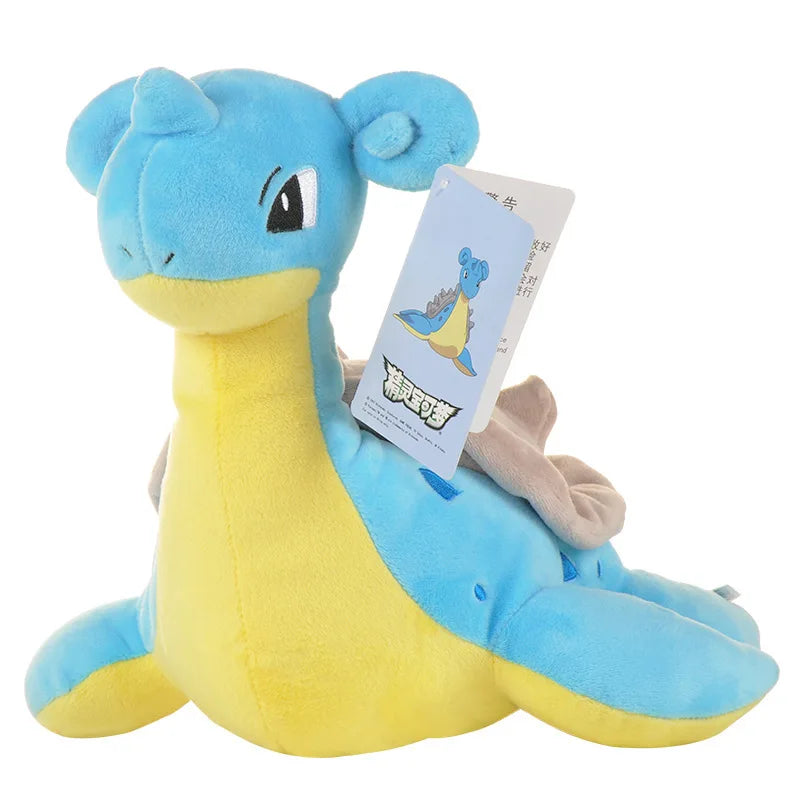 Anime Plush Stuffed Toy 6–12 in (15–30 cm) - Pikachu, Bulbasaur, Jigglypuff, Lapras, Eevee Soft Doll Gift for Kids