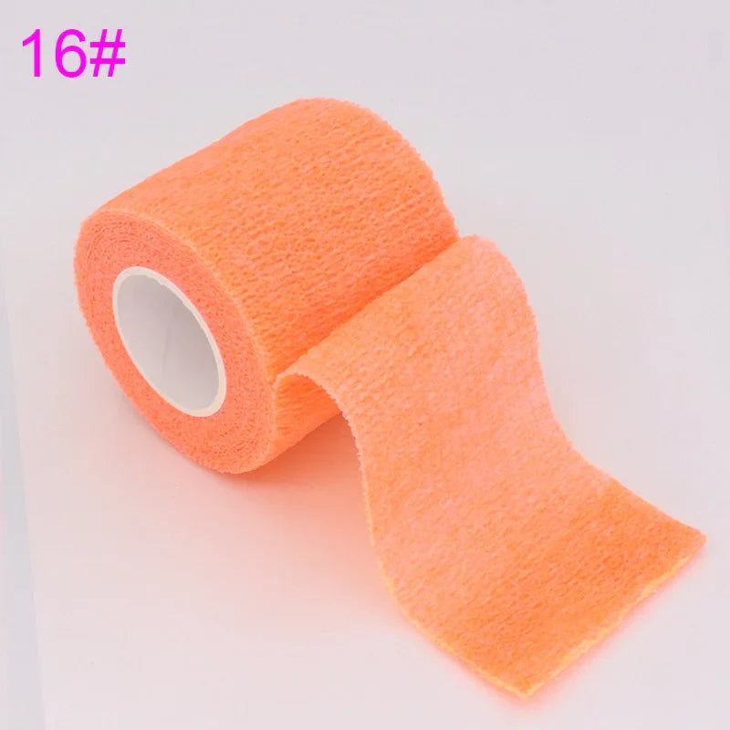 Colorful Self-Adhesive Elastic Sports Tape Wrap 5cm x 4.8m (2.0in x 15.7ft), Knee Wrist Ankle Finger Support Bandage for Tattoo and Pets