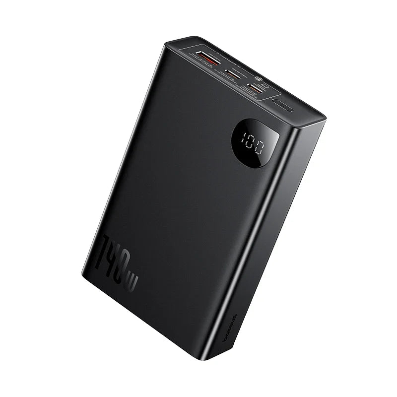 140W 24000mAh Power Bank Portable Fast Charger 3-Port USB-C & USB-A PD for iPhone MacBook Tablet