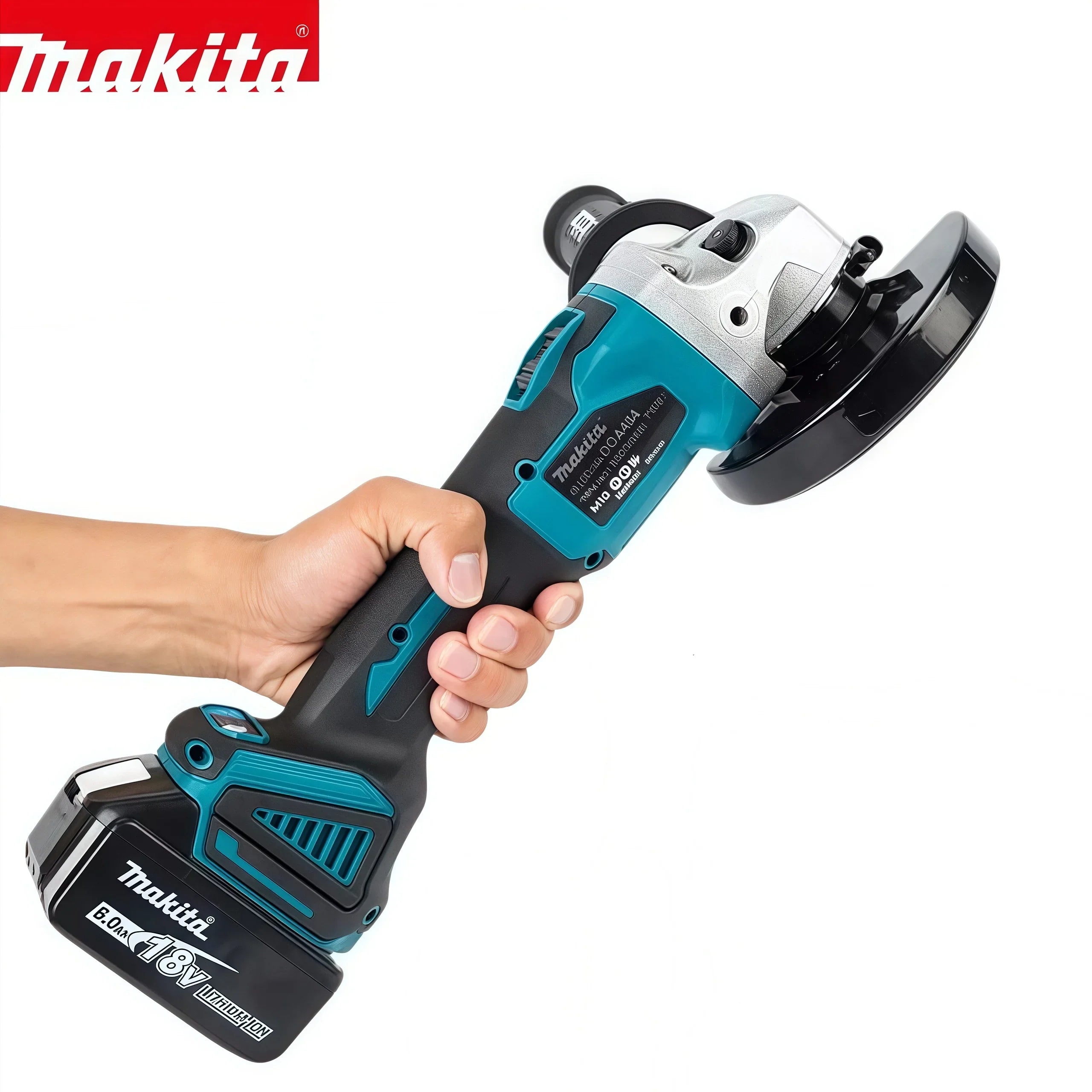 18V 5-Inch (125mm) Brushless Cordless Angle Grinder Rechargeable Lithium Cutting Polishing Tool