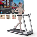 3.5HP Foldable Treadmill Walking Pad 350 lb (158 kg) Capacity 6% Incline 10 MPH/16 KPH LCD & App for Home Office