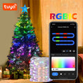 USB RGBIC Addressable LED Fairy String Lights with WiFi - Individually Programmable RGB LED Strip 1m/3m/5m/10m/20m IP67