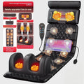 Full-Body Heated Massage Mattress with Hand Remote - Neck, Shoulder, Waist & Back Kneading, Airbag Vibration Therapy, Foldable Portable Massage Cushion